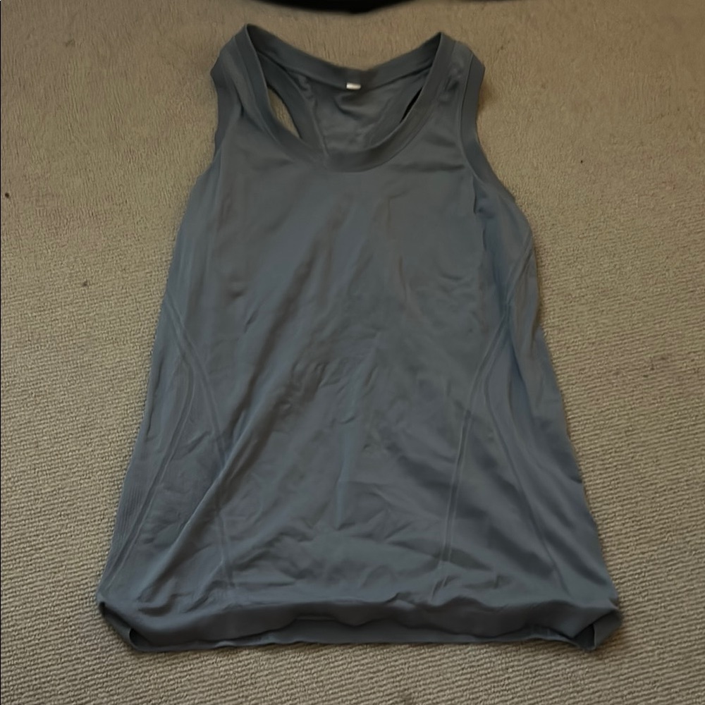 Women's Gray Sleeveless Top